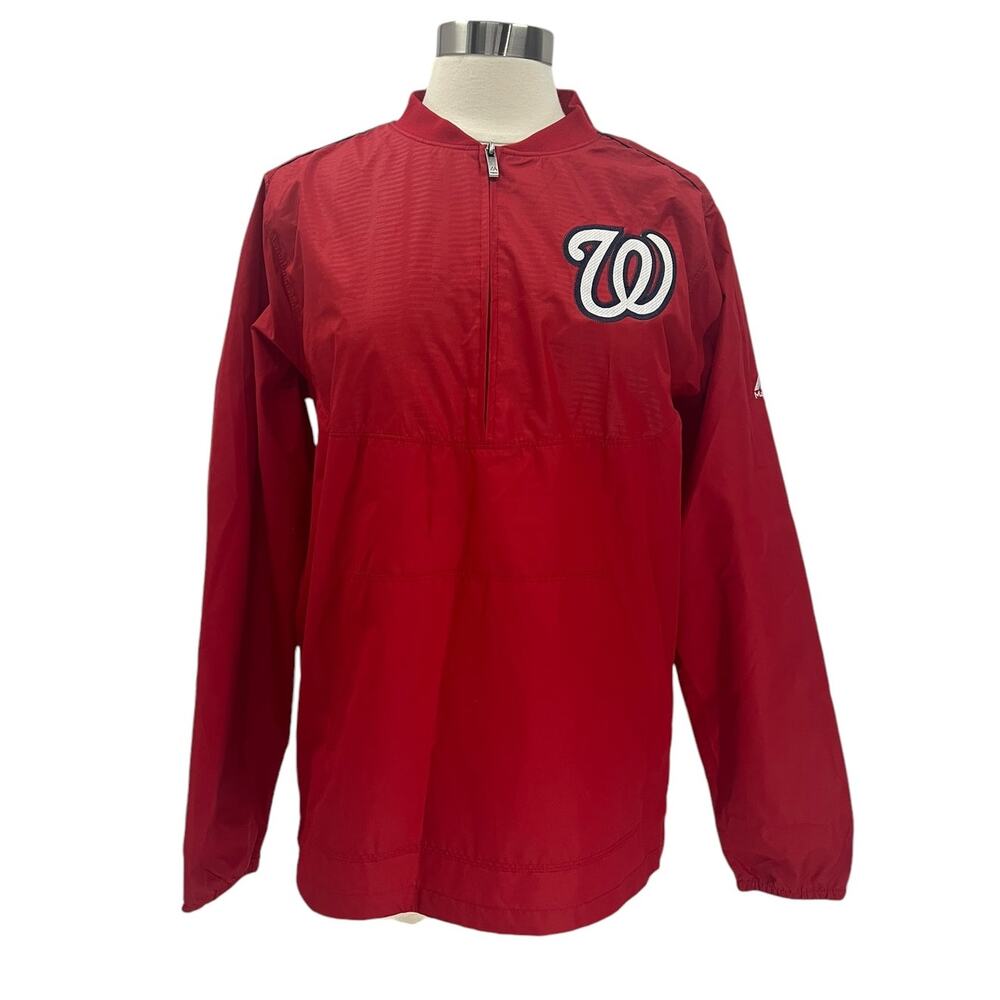 MAJESTIC Washington Nationals Windbreaker Jacket YOUTH XL